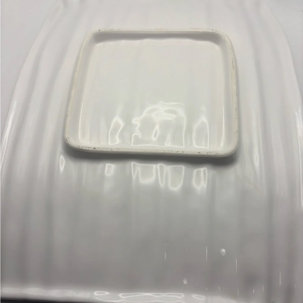 White Asparagus Ceramic Tray/Plate